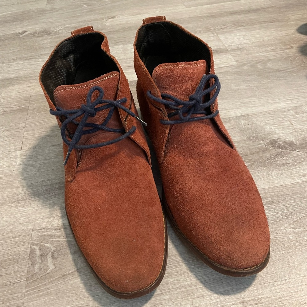 Cole Haan high top loafers with lace